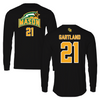 George Mason University Baseball Black Performance Long Sleeve - #21 Chad Gartland