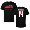 Jacksonville State University Beach Volleyball Black JSU Tee - #14 Parker Phenicie