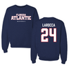 Florida Atlantic University Baseball Navy Crewneck - #24 Mike LaRocca