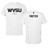 West Virginia State University TF and XC White Tee - Caedeon Trotter