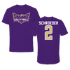 Loras College Volleyball Purple Volleyball Tee - #2 Elaina Schroeder