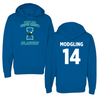 Texas A&M University-Corpus Christi Baseball Blue Hoodie - #14 Cole Modgling