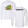 George Mason University TF and XC White Performance Long Sleeve - Walt Bannerman