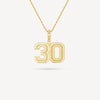 Gold Presidents Pendant and Chain - #30 Jessica Edde