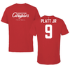 University of Houston Football Red Tee - #9 Corey Platt Jr