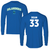 Texas A&M University-Corpus Christi Baseball Blue Block Long Sleeve - #33 Austin Dean