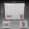 Southern Illinois University at Carbondale Football Gray Blanket - #31 Charles Young III