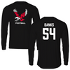 Eastern Washington University Football Black Mascot Performance Long Sleeve - #54 Jaren Banks