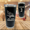 California State University-Bakersfield Soccer Black Stainless Steel Tumbler - #3 Iliana Casiano