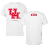 University of Houston Football White Tee - Jayden York