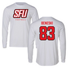 Saint Francis University (Pennsylvania) Football White Performance Long Sleeve - #83 Michael Beneski