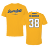 California State University-Bakersfield Baseball Gold Performance Tee - #38 Cody Hendriks