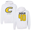 Centre College Football Gray Hoodie - #40 Isaiah Sadler