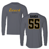 Long Beach State University Baseball Gray Performance Long Sleeve - #55 Cristien Banda