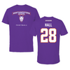 Northwestern State University Football Purple Mascot Tee - #28 Antonio Hall