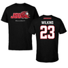 Jacksonville State University Baseball Black JSU Tee - #23 JD Wilkins