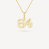 Gold Presidents Pendant and Chain - #64 Jacob Naibauer