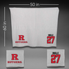 Rutgers University Softball Gray Blanket - #27 Georgia Ingle