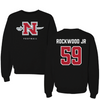 Nicholls State University Football Black Mascot Crewneck - #59 Lance Rockwood Jr