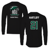 Northeastern State University Basketball Black Long Sleeve - #21 Caison Hartloff