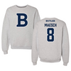 Butler University Volleyball Gray Crewneck - #8 Abby Maesch