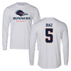 University of Texas at San Antonio Baseball White Long Sleeve - #5 Diego Diaz