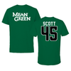 University of North Texas Football Green Tee - #45 Zhaiylen Scott