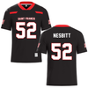 Saint Francis University (Pennsylvania) Black Football Jersey - #52 Giambi Nesbitt