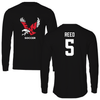 Eastern Washington University Soccer Black Mascot Performance Long Sleeve - #5 Sage Reed