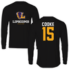 Lipscomb University Soccer Black Performance Long Sleeve - #15 Carson Cooke