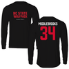 North Carolina State University Basketball Black Long Sleeve - #34 Ben Middlebrooks