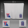 Louisiana Tech University Baseball Gray Blanket - #18 Kasten Furr