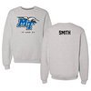 Middle Tennessee State University TF and XC Gray Crewneck - Lakesha Smith