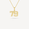 Gold Presidents Pendant and Chain - #79 Zachary Brumfield