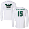 Northeastern State University Basketball White Long Sleeve - #15 Trey Quartlebaum