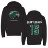 Northeastern State University Basketball Black Mascot Hoodie - #15 Trey Quartlebaum