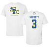 Southeastern Oklahoma State University Volleyball White Tee - #3 Michera Moffett