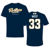Florida International University Baseball Navy Panthers Tee - #33 Brylan West