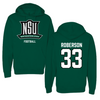 Northeastern State University Football Green Hoodie - #33 Lucas Roberson