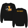 Loyola University-Chicago TF and XC Black Mascot Crewneck - Lily Mataway