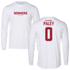 University of Oklahoma Soccer White Sooners Long Sleeve - #0 Morgan Paley