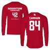 University of Houston Softball Red Long Sleeve - #84 Reece Cammarn