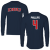 Dallas Baptist University Volleyball Navy DBU Long Sleeve - #4 Abby Phillips