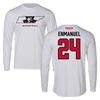 Austin Peay State University Basketball White Long Sleeve - #24 Hansel Enmanuel