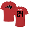 North Carolina State University Basketball Red State Tee - #24 Ernest Ross