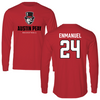 Austin Peay State University Basketball Red Mascot Long Sleeve - #24 Hansel Enmanuel