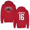 Jacksonville State University Volleyball Red Hoodie - #16 Katelyn Crofts