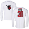 Rutgers University Soccer White Performance Long Sleeve - #31 Graham Kois