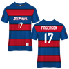 DePaul University Blue Soccer Jersey - #17 Tessa Fagerson