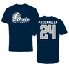 Drake University Soccer Navy Bulldogs Tee - #24 Jordan Pascarella